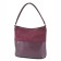 Women's bag (B2755-07140) Artificial leather + suede, burgundy, 1x210x25 cm