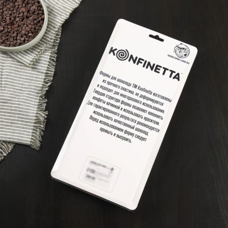 Konfinetta Chocolate Form "Smesfera", 27.5 × 13.5 cm, 24 cells (3 × 3 cm)-7