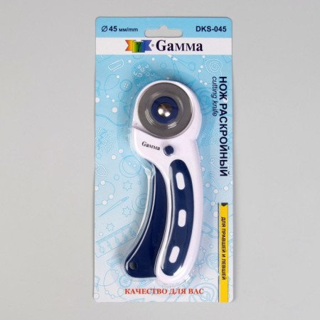 Cutting knife, d = 45 mm, blue/white color-2