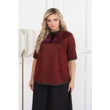 Female jumper, size 42, burgundy color