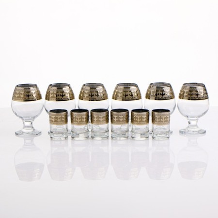 Mini-bar 12 objects cognac, Byzantium, dark 350/50 ml-3