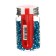 Confectionery sprinkling "different sizes", balls, dark - blue, 50 g