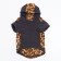 Sweatshop with a hood "Leopard", size L (DS 31, Osh 40, Osh 46 cm)