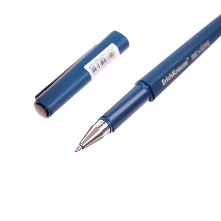 Ballic handle Erichkrause Severe, Ultra Glide Technology, Node 0.7 mm, blue ink, Troundwoman Soft-Touch, Super-Mirled Letter-8