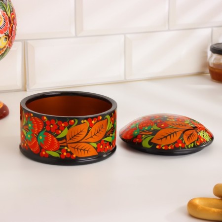 Box "Berry", large, 14 × 7 cm, Khokhloma-7