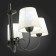 Suspended EVOLUCE lamp. Sle120303-05. Rimento. 5x40 watts, E14, 58x58x30 cm, dark -gray color
