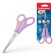 Baby scissors for left -handed 13.5 cm, Erichkrause Joy Pastel, with a ruler on blades, rounded ends, blister