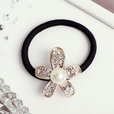 Hair gum "Venus" Flower, 4x3 cm-1