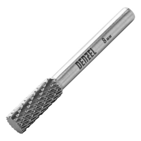 Denzel Borfrase, type A, on metal, carbide, cylindrical, 8 mm
