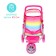 Stroller for dolls summer, with a roof, the handle is adjustable, metal