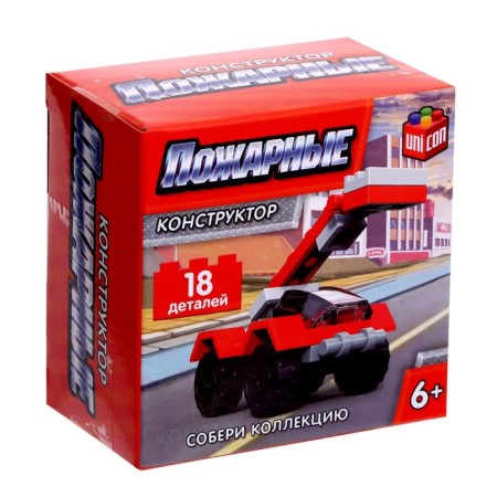 Designer city "Fire machine", 18 parts-2