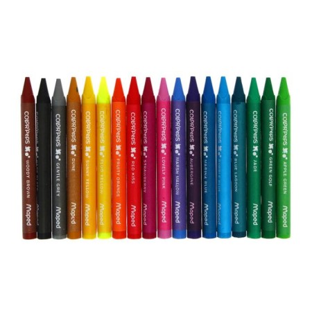 Loads wax 18 colors, Maped Color Peps Wax-6