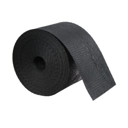 Border tape, 0.1 × 10 m, thickness 1.2 mm, plastic, black, Greengo-5