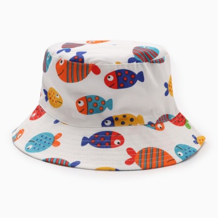 Panama Children's KAFTAN "FISH" R.52 White-2
