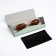 Case for glasses on the cracker, green color