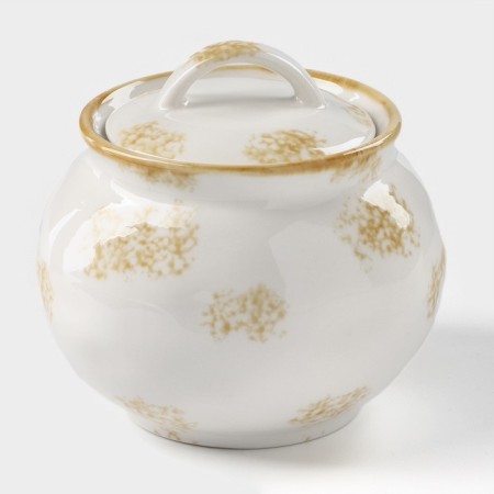 Sugar of the porcelain shade Organic Gold, 420 ml, white color