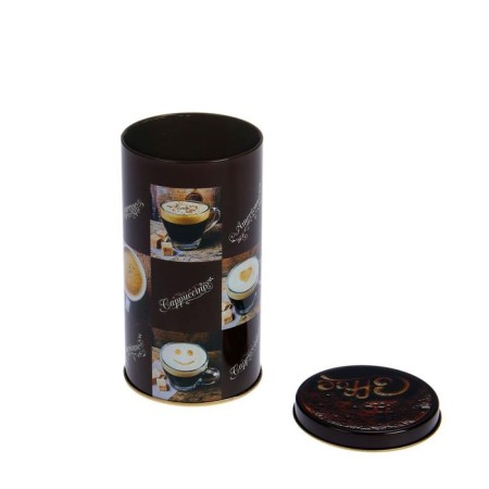 Bank with a lid for bulk products "Coffee", 900 ml, D = 8.5 cm, round, Mix drawing-6