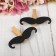 Decorative clothespins "mustache" set 6 pcs.