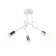 Lamp ceiling in the style of Ambrella Light, Loft, TR80414, 3HE27, white, chrome