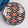 Plate of the Rishtan ceramics "Atlas", flat, 28 cm