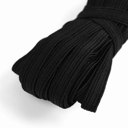Rubber band, 8 mm, 10 ± 1 m, black color-1