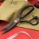 Cliped, mowed blade, rubberized handles, 11 ", 28 cm, black color, black