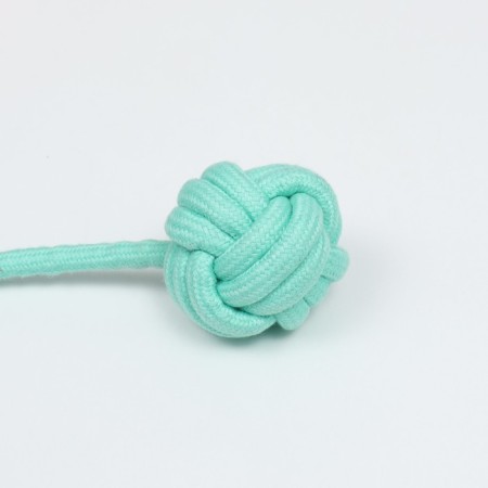 Cable toy with toothpick and ball "whip", up to 55 cm, up to 160 g, pink/mint-3