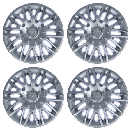Wheel caps R14 "Power", silver set 4 pcs.