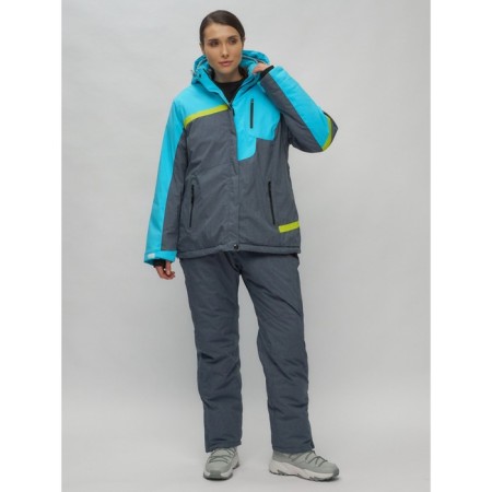 Ski suit female, size 58, blue color-23
