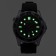 Men's wrist watches, d-4.4 cm, strap L-26 cm, 3 atm, luminous