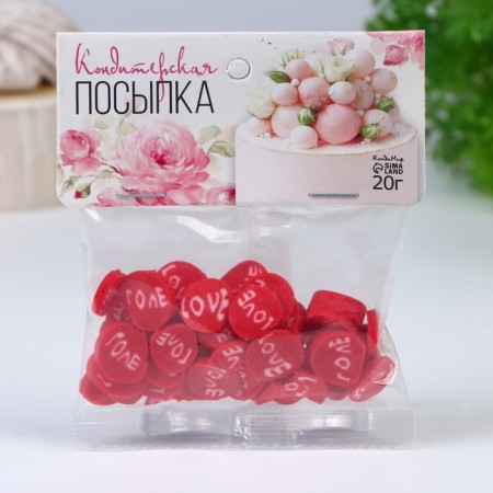 Confectionery sprinkling "Love", 20 g-1