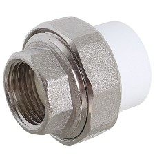 Муфта комбинированная RTP, разъемная (американка), d=20 мм x 1/2", внутренняя резьба