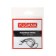 Offset hooks Yugana Wide Range Worm Big Eye, No. 6, 4 pcs.
