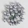 STETER "heart" silver, 3x1.5x2cm / set 30pcs