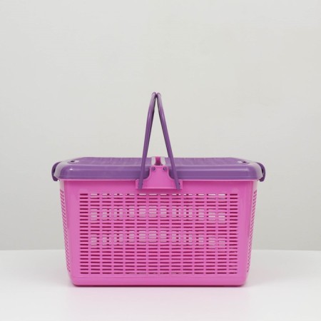 Basket 47x36x27.5 cm, purple-1
