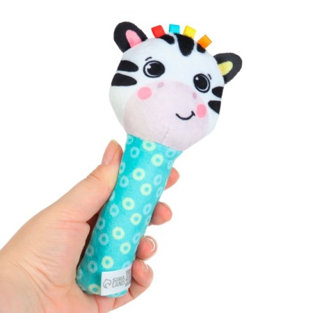Toy - "Zebra" squeak with a rattle-2