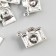 Decor for creativity Metal "Camera" silver 1.5x2.1 cm