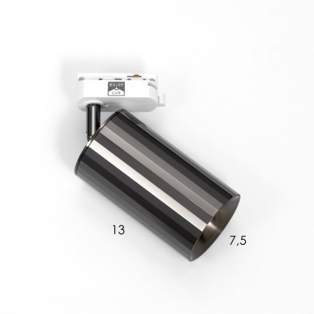 TRUKOL LOMK "Aliser" GU10 220V black chrome 7.5x7.5x20 cm-9