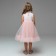 Elegant dress, pink color, height 110 cm