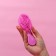 Comb - mini massage, 5.5 × 14 cm, pink color
