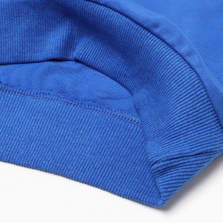 Sweatshirt for a boy, blue color, height 122-128 cm-3