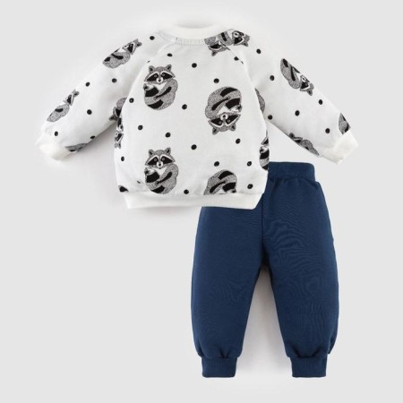 Set: jumper and pants crumb I am "raccoons", height 80-86 cm-5