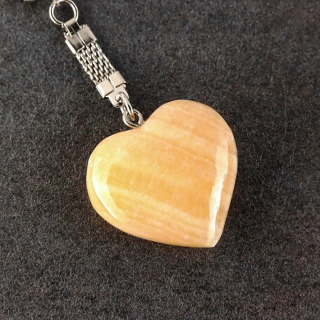 Trick "Heart", 3.5x3.5 cm, honey, onyx-2