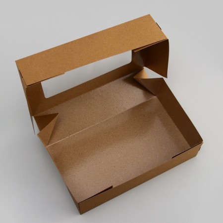 Packaging for products, craft with a window, 23 x 14 x 6 cm, 1.9 liters-4