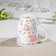Porcelain share mug "Heart", 350 ml, white color