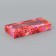Folding box for 10 sweets "flowers", 9.8 x 22 x 3.5 cm. Confectionery packaging