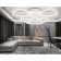 LED ceiling LED with Ambrella Light, Original, Fa4512, 6xLED, 80 W, 6000LUM, 3000-6400K, white color, white