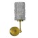 Sconces st. SL1240.301.01. Gacciolo. 1x60 W, E27, 10.5x35.5 cm, brass color