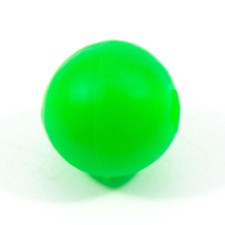 Feeder bead Namazu Soft Beads, PVC, D = 8 mm, round, dark green 20 pcs.-2