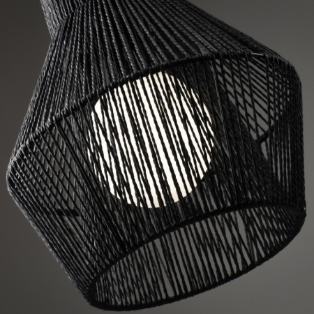 Suspended lamp Freya Fr5405PL-01B Cottage, 360x360x450 mm, E14, 1x40W, black color-3